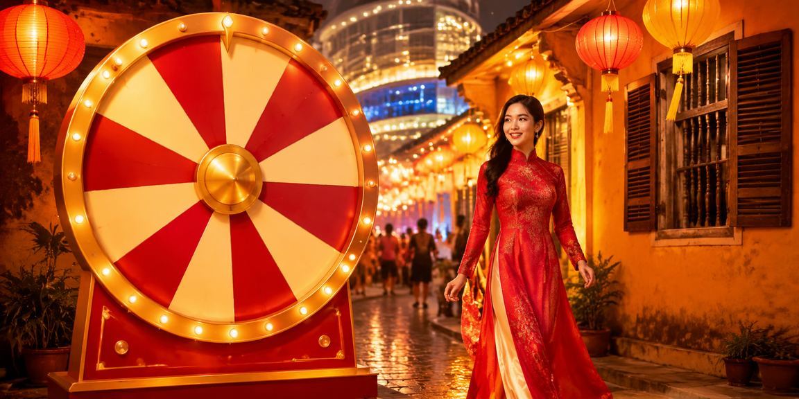 Người dùng tại Hội An tham gia chương trình quay số may mắn và nhận ưu đãi khuyến mãi trực tuyến