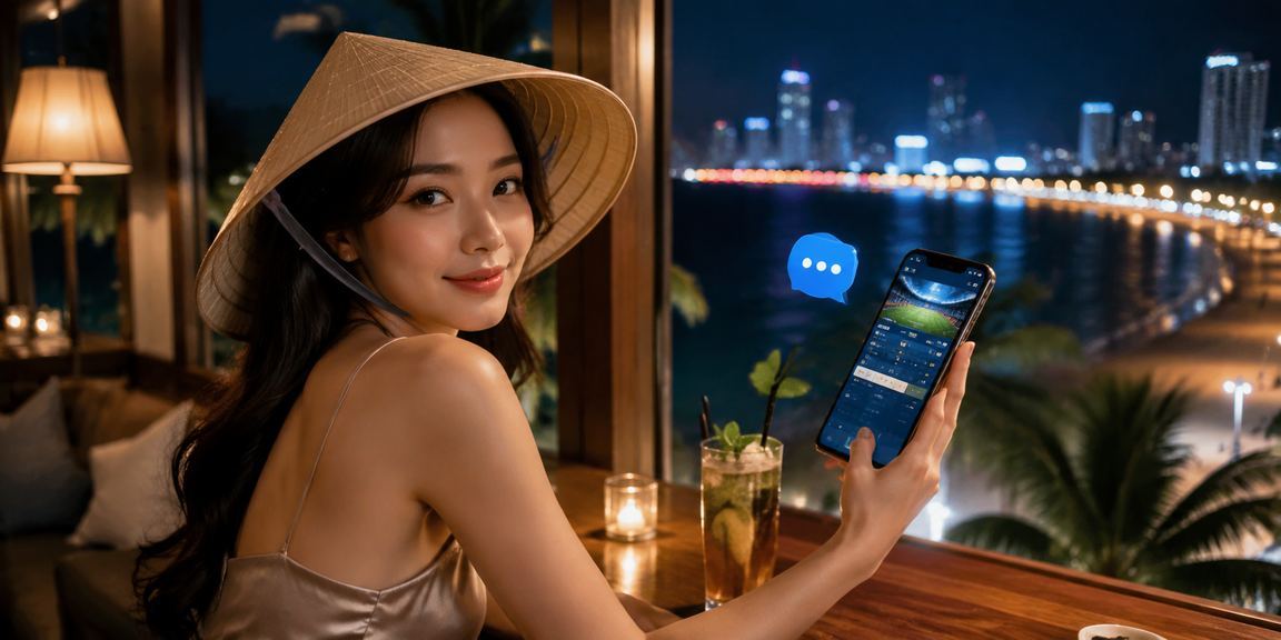Người hâm mộ bóng đá tại Nha Trang theo dõi trận đấu trực tiếp trên thiết bị di động